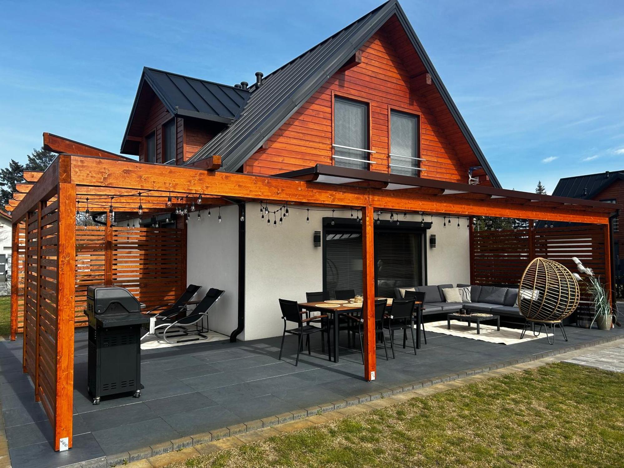 Lake Houselubniewice Domek Caloroczny Z Jacuzzi Blisko Jeziora Exterior foto